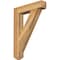 Ekena Millwork Traditional Craftsman Rough Sawn Bracket, Western Red Cedar, 4"W x 22"D x 30"H BKT04X22X30TRA04RWR - alternate 1